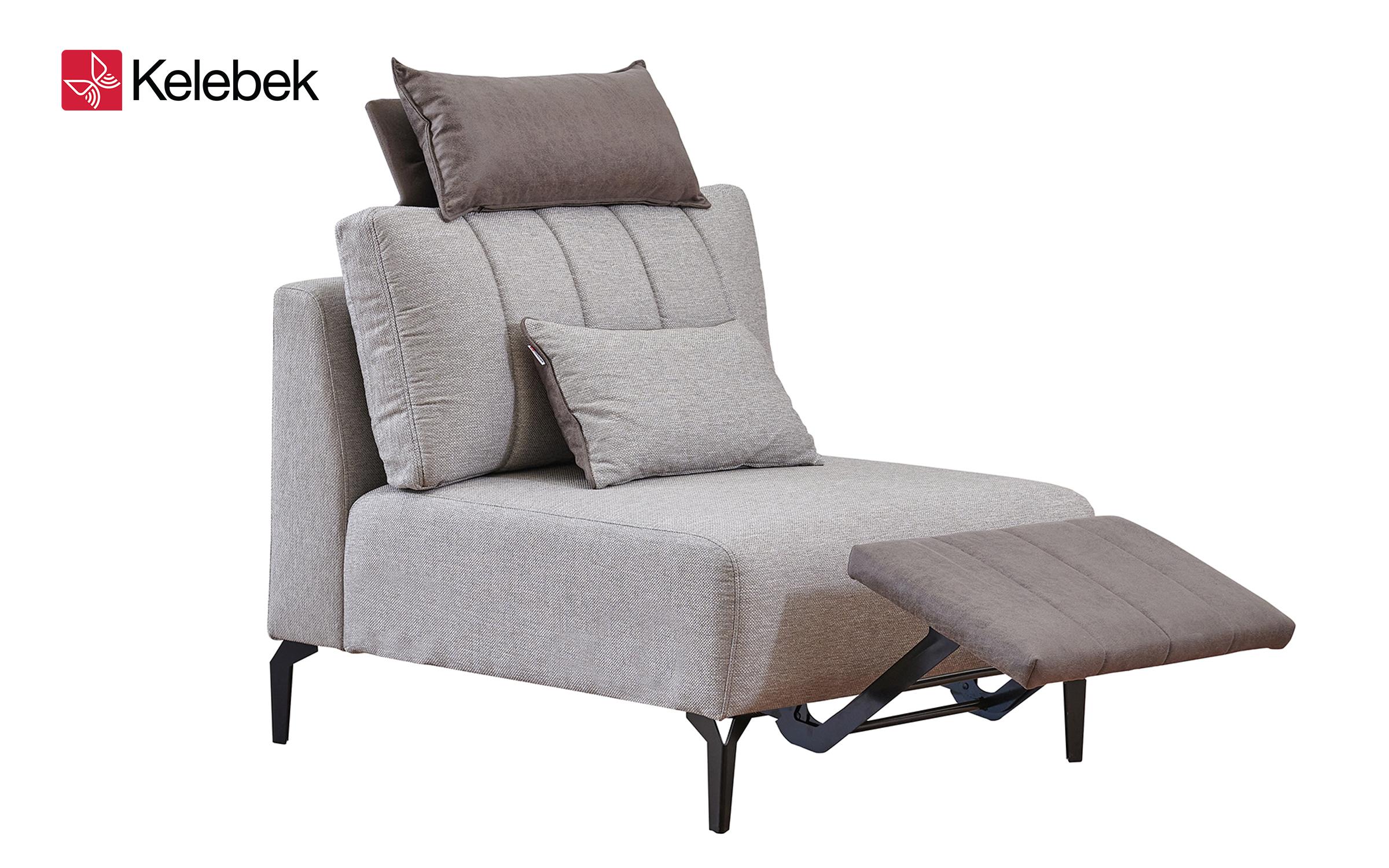 Set de living Corneli, gri deschis  4
